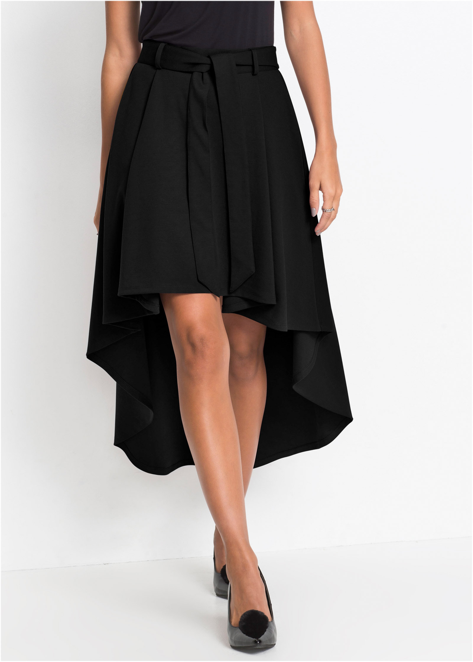 High Low Skirt - Black | VENUS